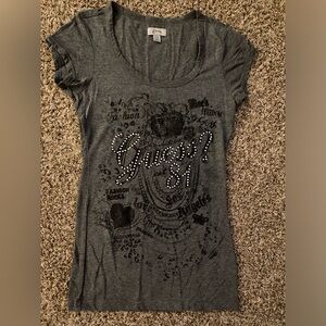 Guess Gray Graphic T-Shirt